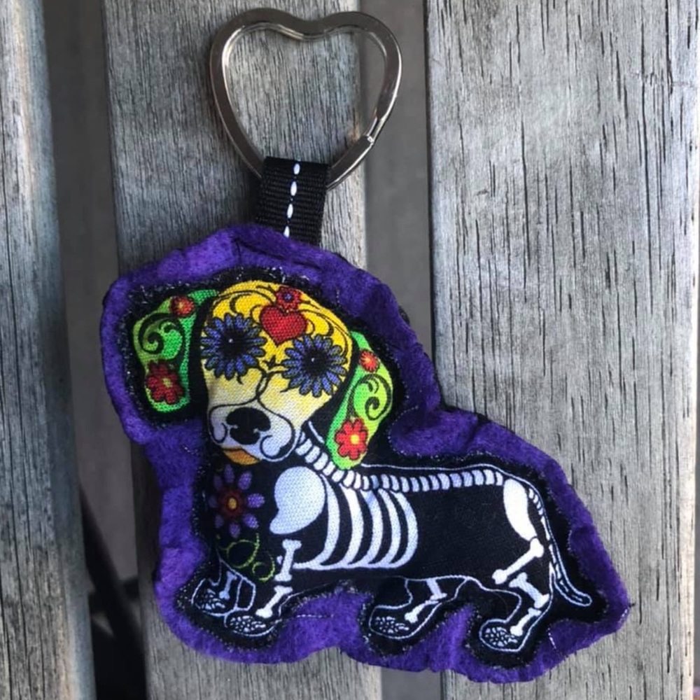 Dachshund Key Chain Bag Charm